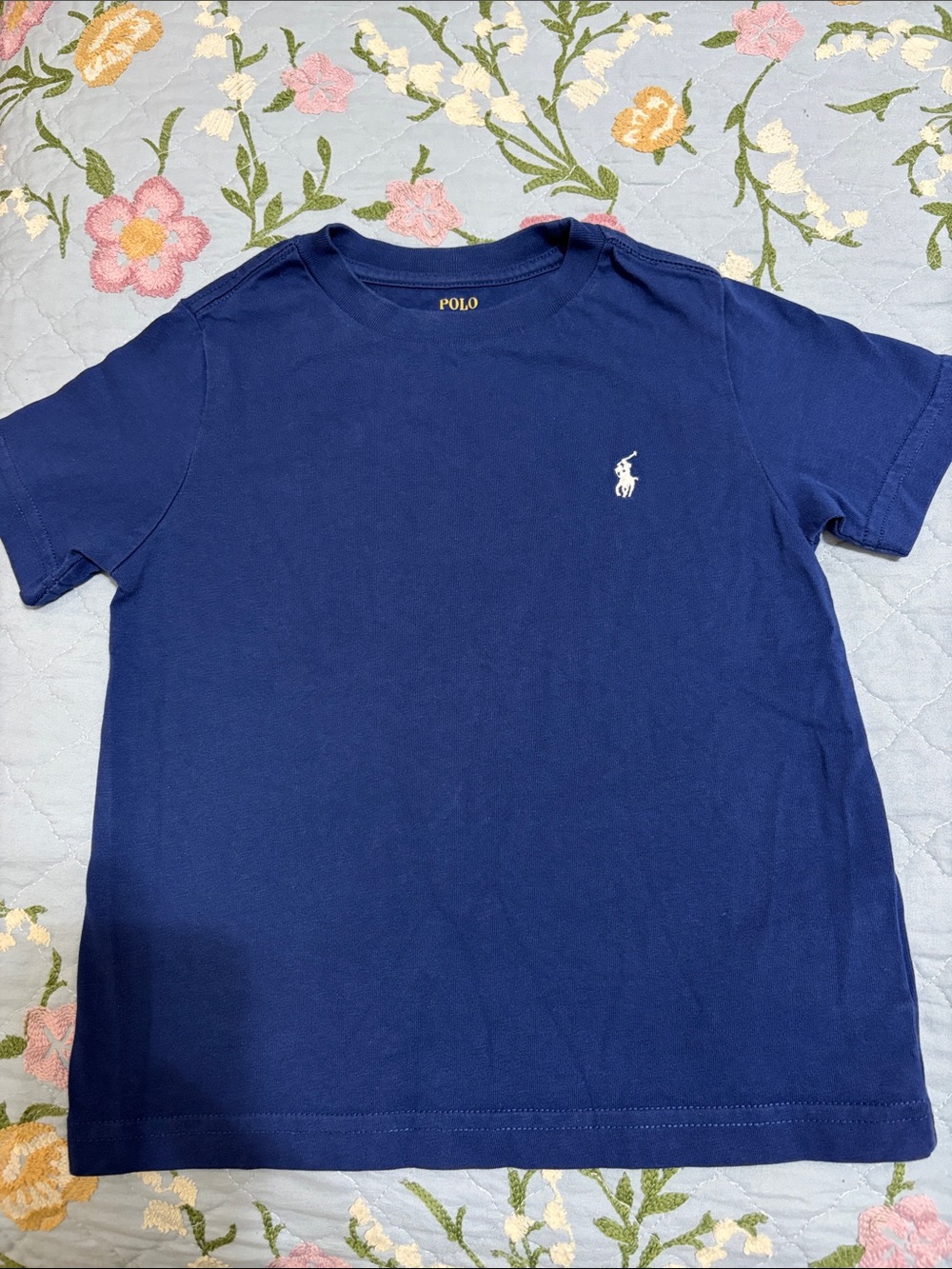 Polo Ralph Lauren Navy Blue Toddler PreOwned Boys Short Sleeve TShirt Size 3